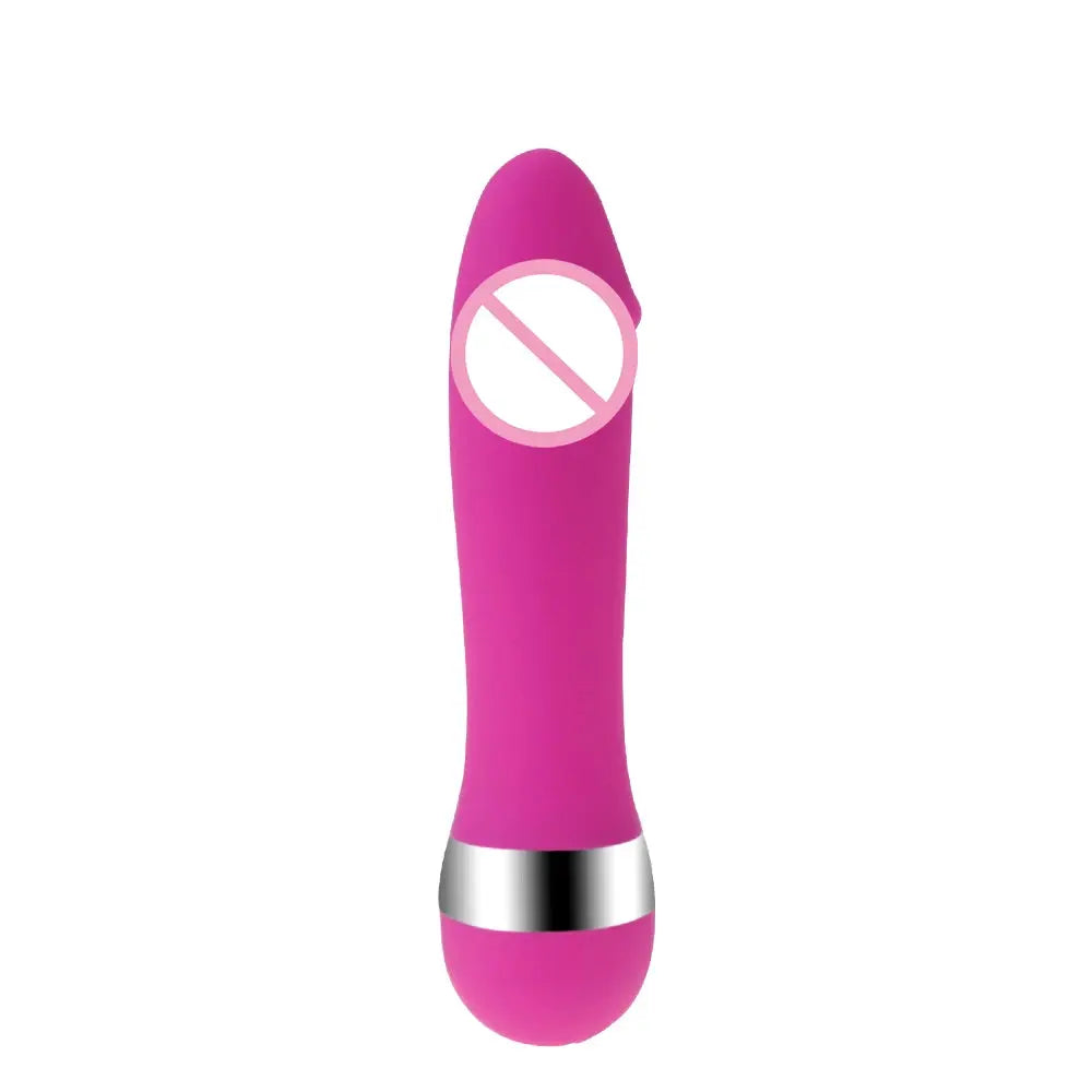 Pink G-spot vaginal vibrator and anal plug from SHOPEZRA L.L.C. for female stimulation and adult pleasure.