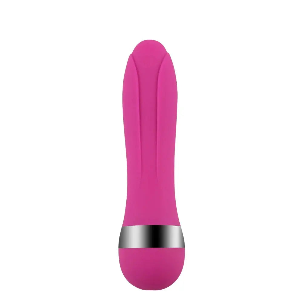 Rose red G-spot vaginal vibrator and anal plug by SHOPEZRA L.L.C., designed for female stimulation and adult pleasure.