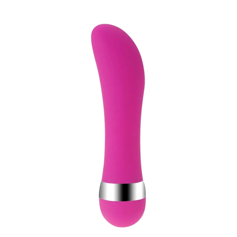 Pink G-spot vaginal vibrator and anal plug from SHOPEZRA L.L.C., designed for female stimulation and adult sex toy enjoyment.