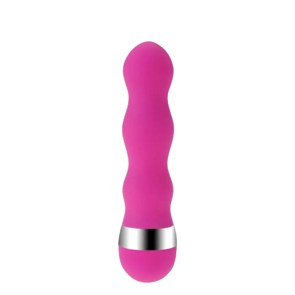 Rose red G-spot vaginal vibrator and anal plug by SHOPEZRA L.L.C., designed for female stimulation and adult pleasure.