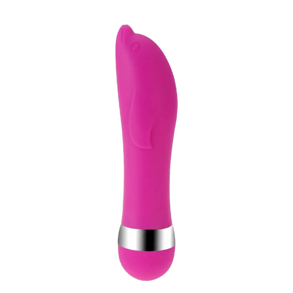 Pink G-spot vaginal vibrator and anal plug from SHOPEZRA L.L.C., designed for female stimulation and adult pleasure.