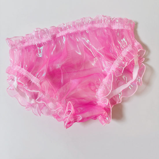 Europäischer und amerikanischer Stil Herren tragbar Laser Magie Farbe Organza voll transparent sexy Feuerkraft voll offen Paar Herren und Damen Unterwäsche