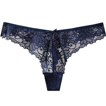 Sexy Low-Waist Pure Lust Lace Thong Women&