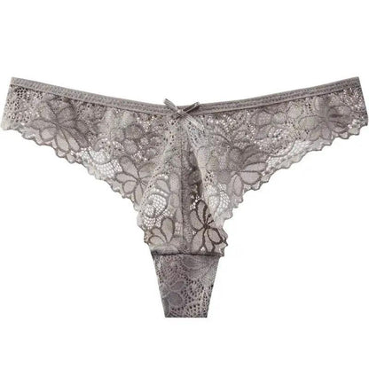 Sexy Low-Waist Pure Lust Lace Thong Women&
