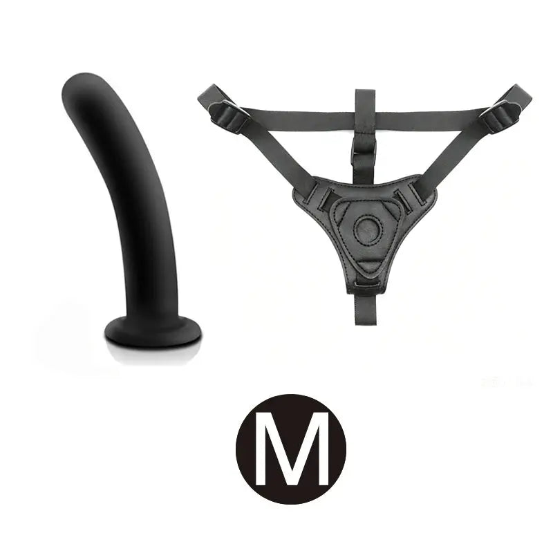 Realistic wearable dildo and strap-on sex toy for women and couples, featuring a suction cup and anal plug, by SHOPEZRA L.L.C.