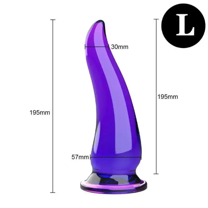 Amour Nook anal plug and horn dildo by SHOPEZRA L.L.C., featuring beads, prostate massager, and suction cup for adult pleasure.