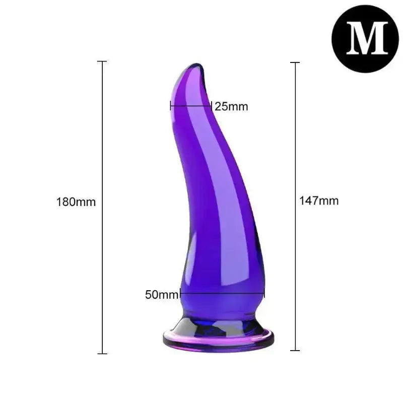 Amour Nook anal plug and horn dildo by SHOPEZRA L.L.C., featuring beads, prostate dilator, and suction cup for adult pleasure.