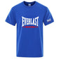 EVERLAST Boxing Logo Graphic T-Shirt Men Black Crew Neck Short Sleeve Casual Sports Training Streetwear Top SHOPEZRA L.L.C.