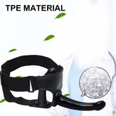 Black realistic dildo with suction cup, jelly material, and strap-on harness for women, featuring a large, detailed penis design.