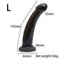 Black realistic dildo with suction cup, jelly material, and strap-on harness for women, featuring a large penis design.