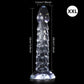 Transparent Dragon Scale Dildo with suction cup, anal plug, and vaginal masturbator designed for women by SHOPEZRA L.L.C.