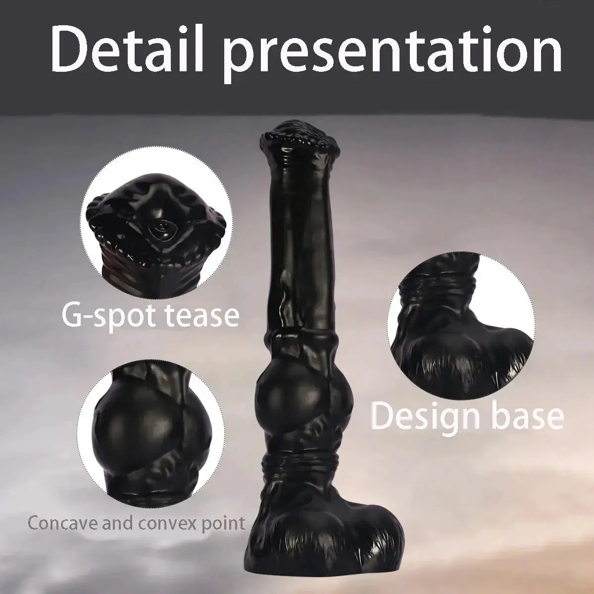 Giant horse dildo with strong suction cup Big butt Saima big reality animal dildo anal plug sex toy female masturbation device by Dropshipman