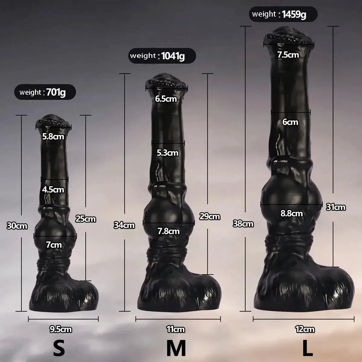 Giant horse dildo with strong suction cup Big butt Saima big reality animal dildo anal plug sex toy female masturbation device by Dropshipman