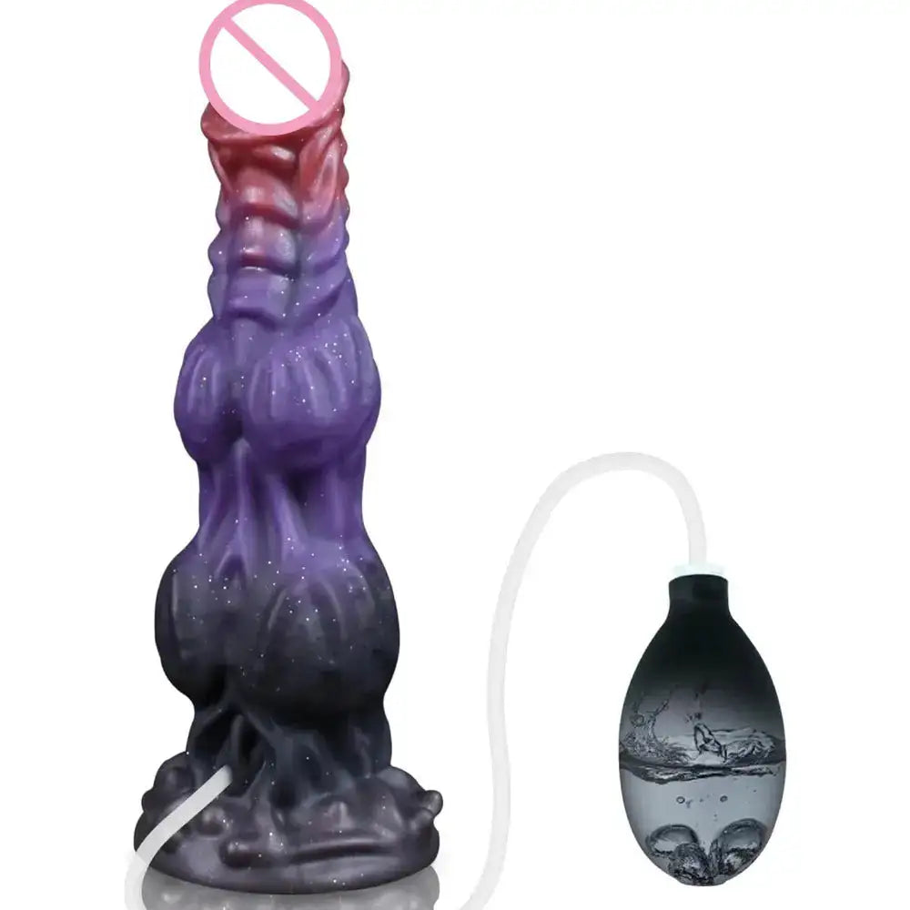 Huge Monster Dildo Squirting Fantasy Dildo Dragon Horse Dog Dildo Knotted Ejaculating Toy Big Anal Silicone Adult Toys for Women by Dropshipman