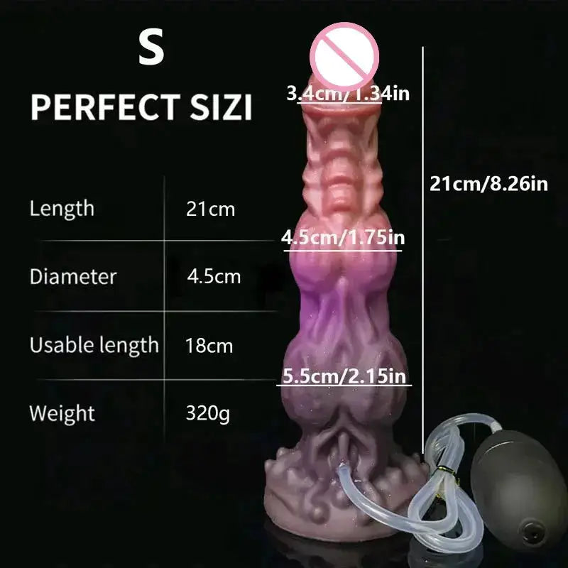 Huge Monster Dildo Squirting Fantasy Dildo Dragon Horse Dog Dildo Knotted Ejaculating Toy Big Anal Silicone Adult Toys for Women by Dropshipman