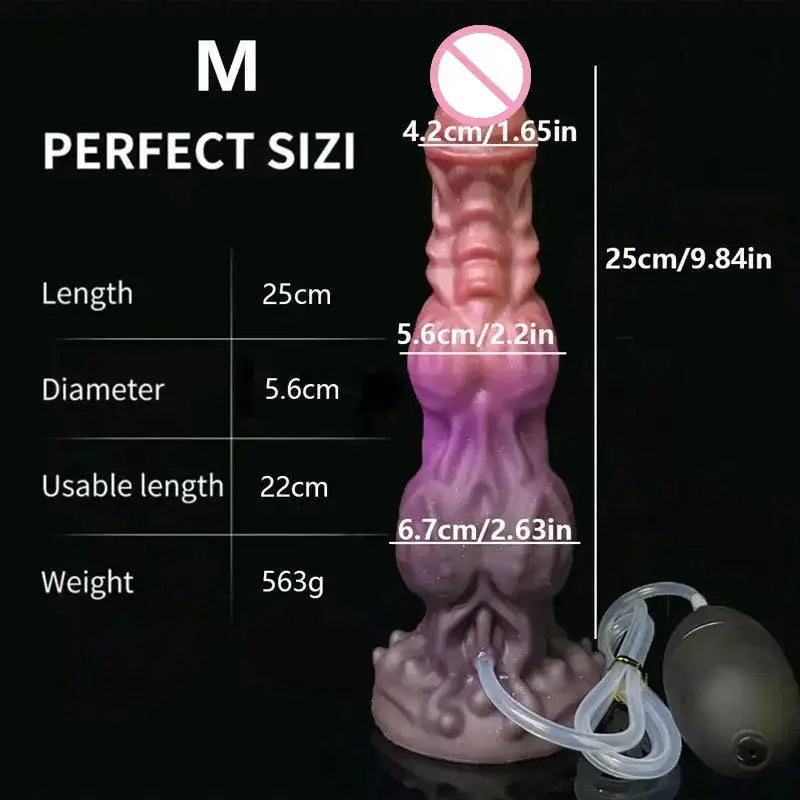 Huge Monster Dildo Squirting Fantasy Dildo Dragon Horse Dog Dildo Knotted Ejaculating Toy Big Anal Silicone Adult Toys for Women by Dropshipman