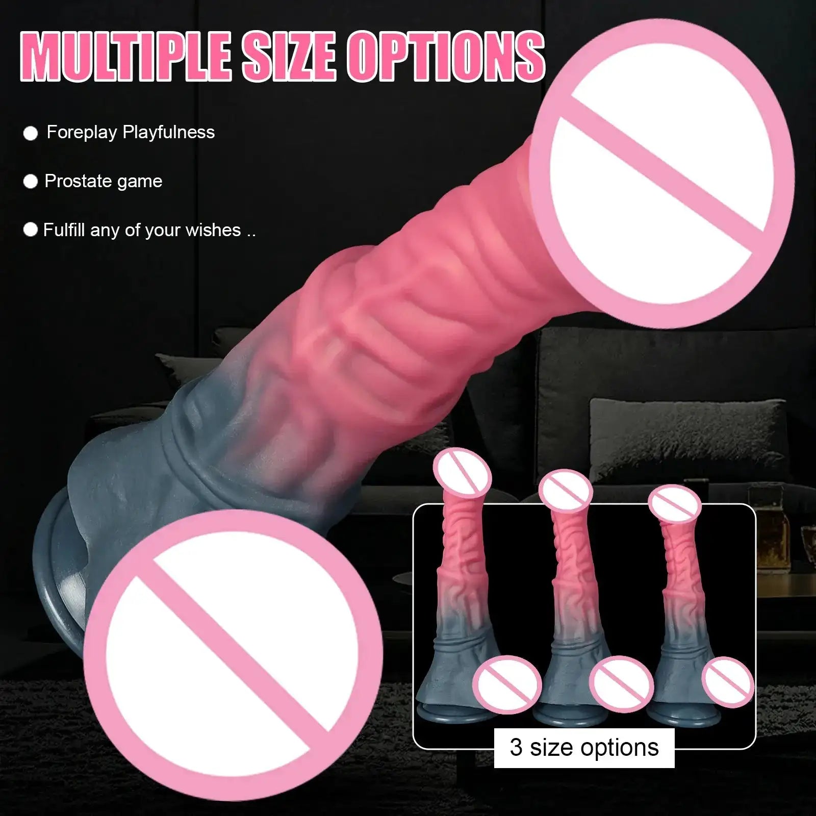 Long Huge Horse Dildo Big Realistic Animal Dildo Penis Prostate Massager Huge Horse Dildo Anal Dilator Sex Toy For Women Men Gay by Dropshipman