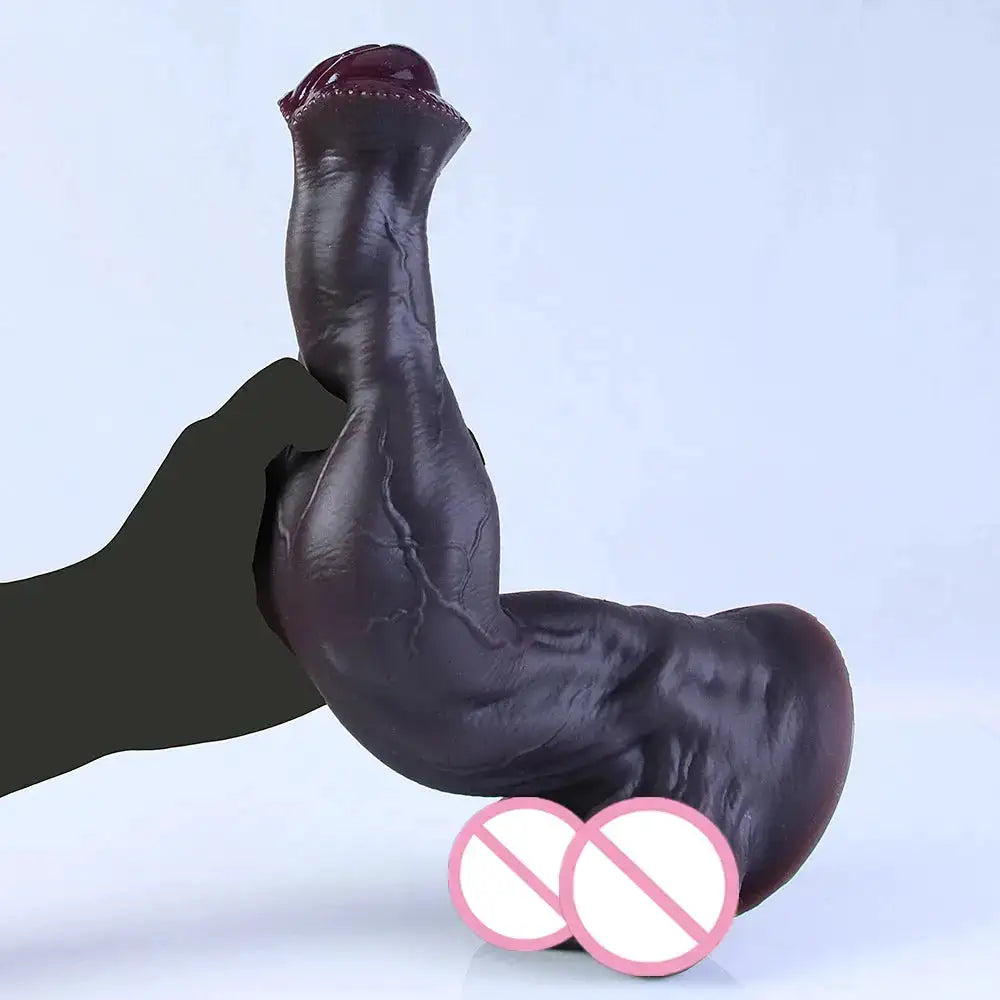 Super Huge Horse Dildo Strong Muscular Male Animal Big Penis Sex Toy Suction Cup for Female G-spot Stimulation Anal Masturbation by Dropshipman