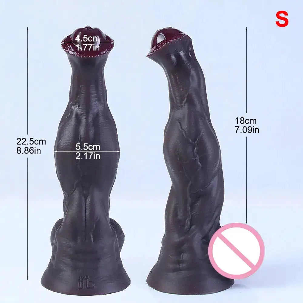 Super Huge Horse Dildo Strong Muscular Male Animal Big Penis Sex Toy Suction Cup for Female G-spot Stimulation Anal Masturbation by Dropshipman