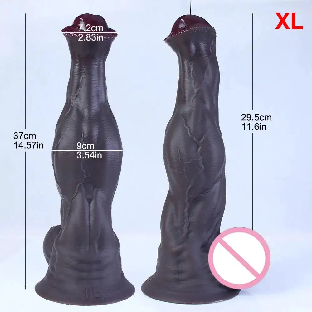 Super Huge Horse Dildo Strong Muscular Male Animal Big Penis Sex Toy Suction Cup for Female G-spot Stimulation Anal Masturbation by Dropshipman