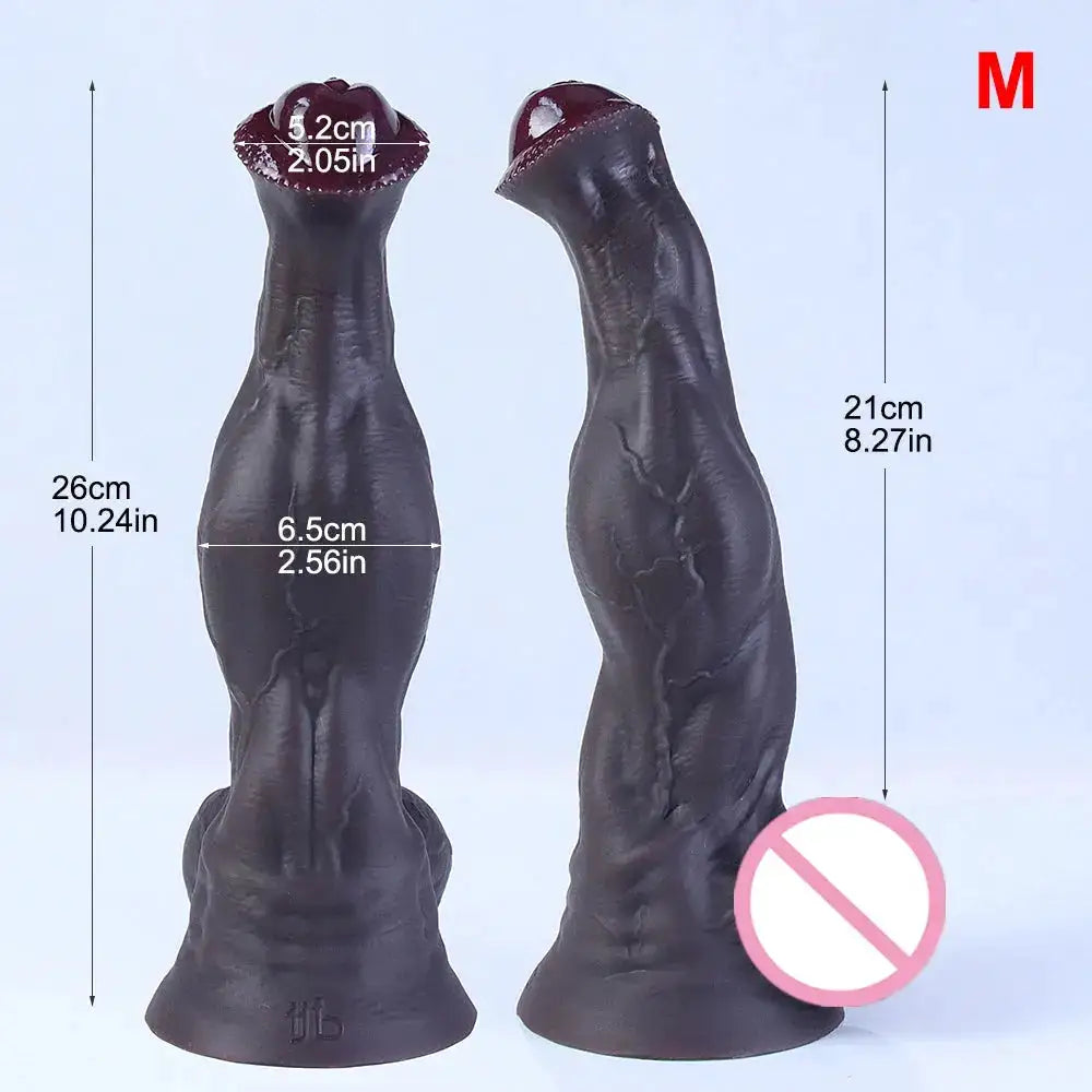 Super Huge Horse Dildo Strong Muscular Male Animal Big Penis Sex Toy Suction Cup for Female G-spot Stimulation Anal Masturbation by Dropshipman