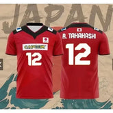 Japan National Volleyball Team Yuji Nishida No.1 Jersey Men Women Breathable Quick Dry Sports T-Shirt SHOPEZRA L.L.C.