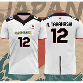 Japan National Volleyball Team Yuji Nishida No.1 Jersey Men Women Breathable Quick Dry Sports T-Shirt SHOPEZRA L.L.C.