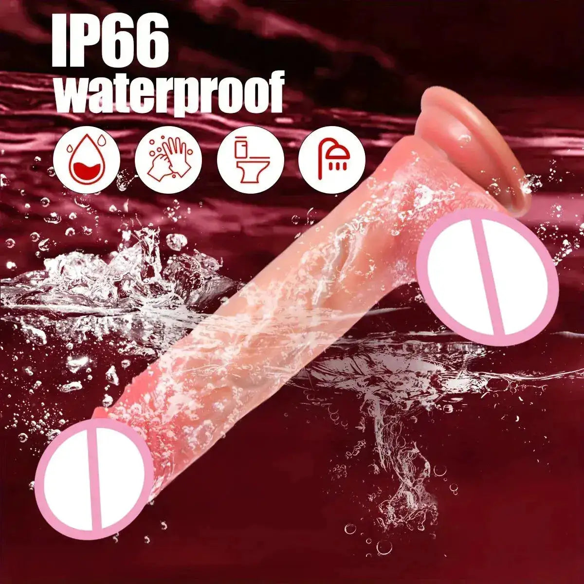 Super Realistic Dildo Waterproof Silicone Adult Sex Toys Anal Butt Plug Vagina Massager Masturbators Penis Penetration Cock Dick by Dropshipman