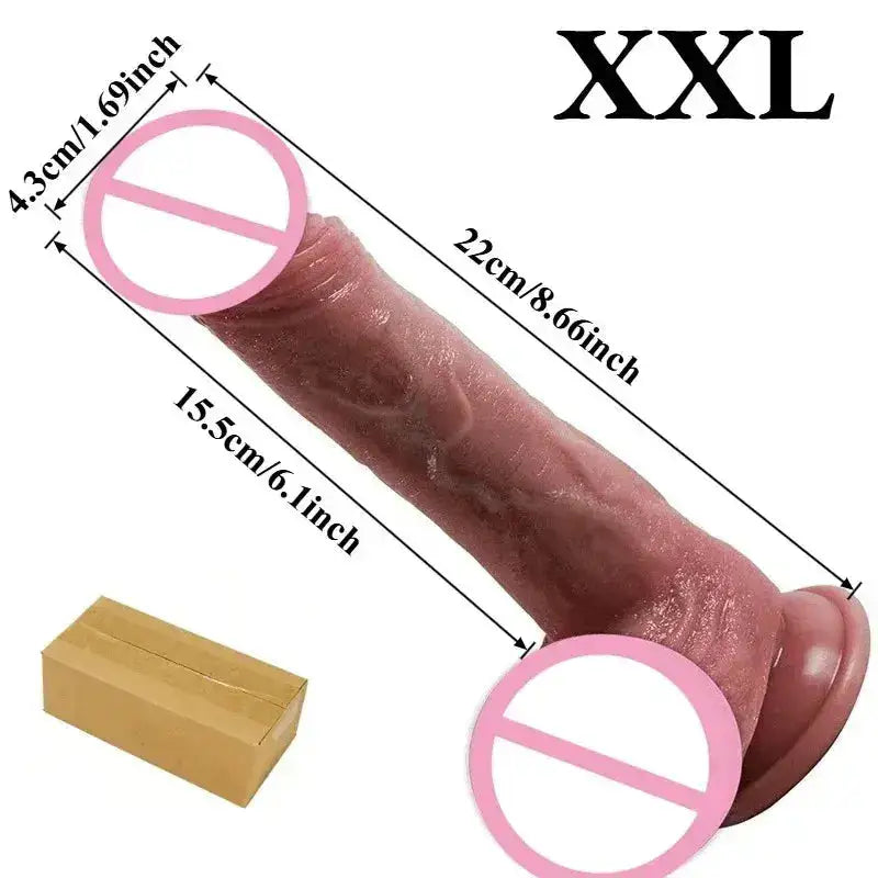 Super Realistic Dildo Waterproof Silicone Adult Sex Toys Anal Butt Plug Vagina Massager Masturbators Penis Penetration Cock Dick by Dropshipman