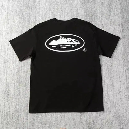 2026 Summer New Small Boat Printed Short Sleeve T-shirt Loose Round Neck Breathable Half Sleeve Casual Fashion Trend Brand by Dropshipman
