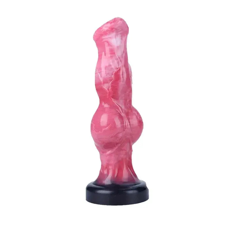 SHOPEZRA L.L.C. Dog Knot Dildo Anal Plug and Masturbator with animal penis design for prostate and G-spot stimulation.