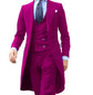 Royal Blue Long Tail Coat 3 Piece Gentleman Man Suit Smoking Da Sposo Moda Maschile Per Giacca Da Ballo Da Sposa Gilet Con SHOPEZRA L.L.C.