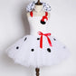 Dalmatian Costume Kids Cute Flowers Spotted Dog Tutu Dress Toddler Girls Halloween Festival Party Animal Puppy Dress Up Outfits SHOPEZRA L.L.C.