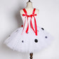 Dalmatian Costume Kids Cute Flowers Spotted Dog Tutu Dress Toddler Girls Halloween Festival Party Animal Puppy Dress Up Outfits SHOPEZRA L.L.C.
