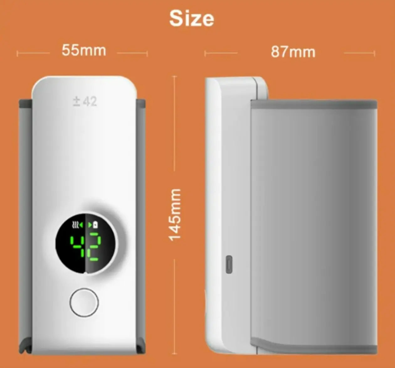 Portable wireless baby bottle warmer by SHOPEZRA L.L.C., compact device for warming baby bottles on the go.