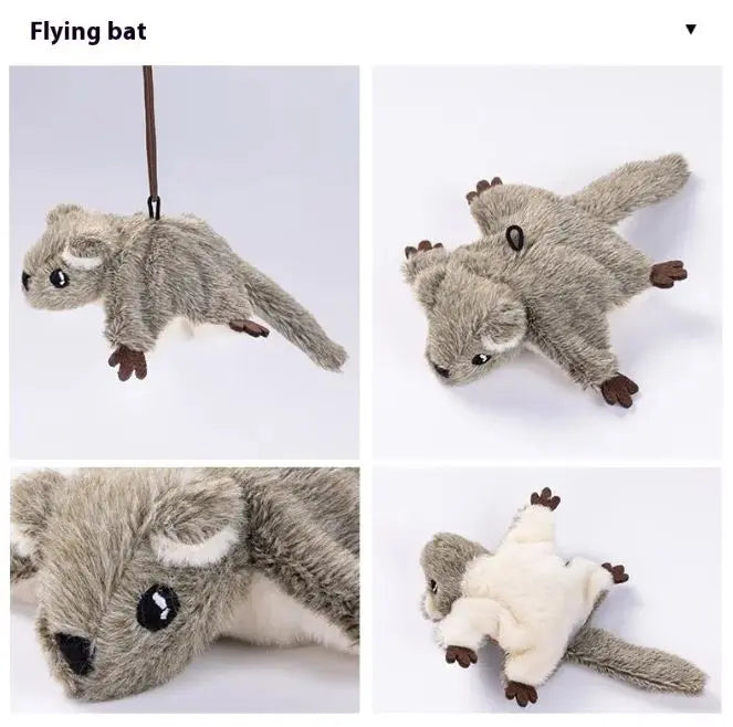 PVC flapping bird cat toy by SHOPEZRA L.L.C. shown in packaging, featuring a realistic bird design for feline play.