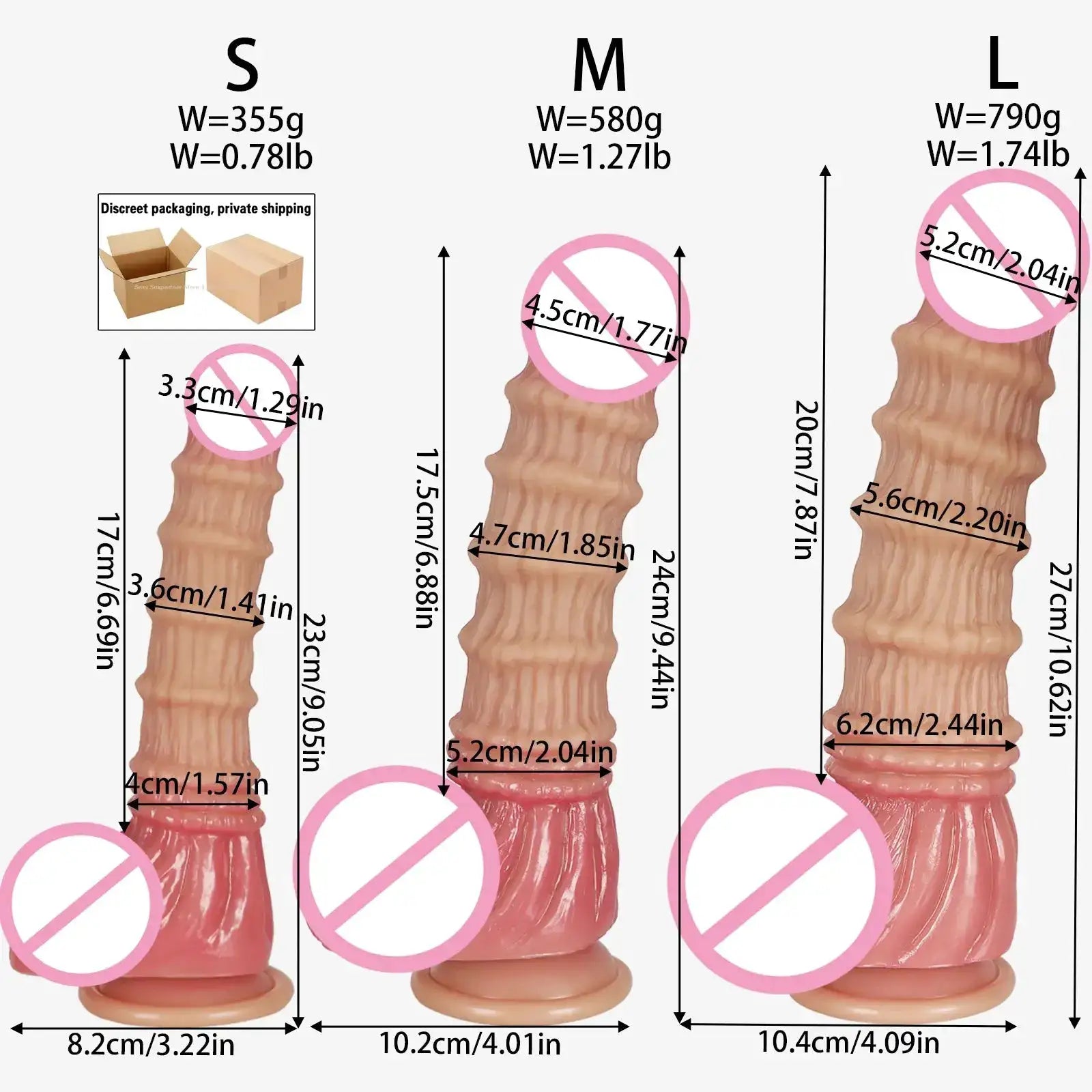 NEW Huge Monster Dildo Nodule Vagina Stimulate Penetration Anal Butt Plug G-Spot Masturbation Dick Sexy Adult Sex Toys For Women by Dropshipman