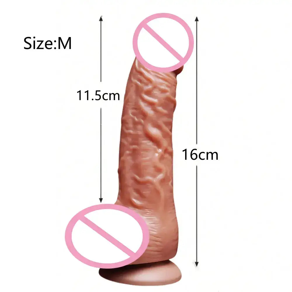 Realistic and Soft Dildo, G-Spot Anal Stimulation, Adult Sex Toy Suitable for Both Men and Women, Big and Thick Dick Happy Dildo by Dropshipman