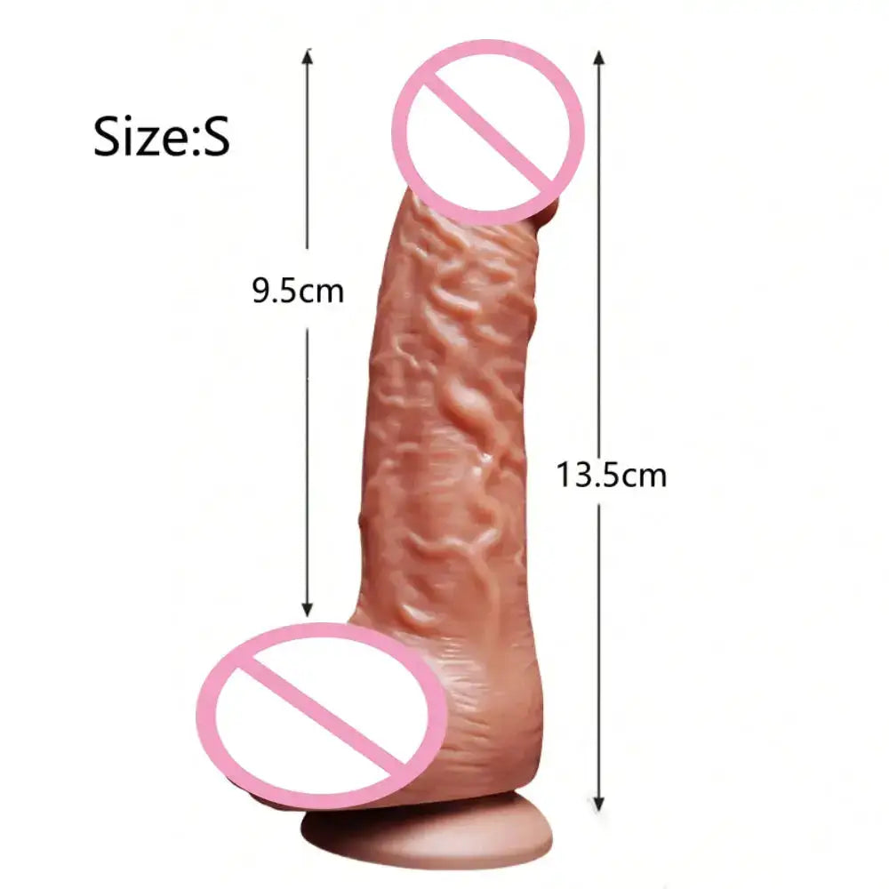 Realistic and Soft Dildo, G-Spot Anal Stimulation, Adult Sex Toy Suitable for Both Men and Women, Big and Thick Dick Happy Dildo by Dropshipman