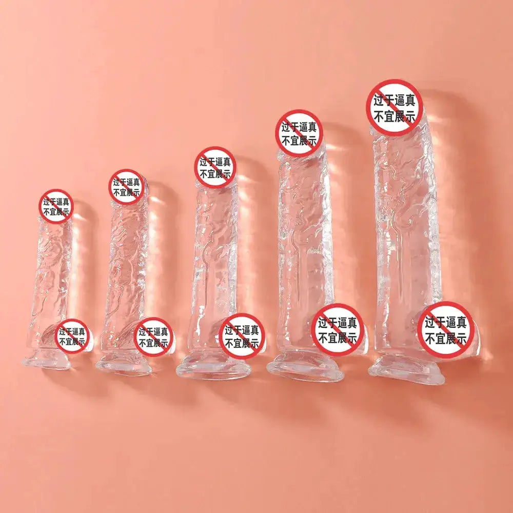 Mini Clear Silicone Dildo by Dropshipman