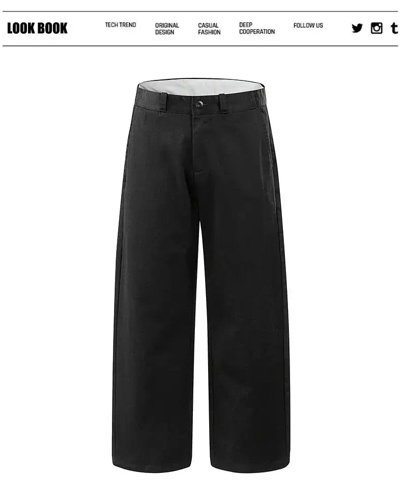 2026 Spring Summer New 100% Cotton Casual Straight Trousers for Men Clothing Soft Comfort Linen Male Pants LX6032 by Dropshipman