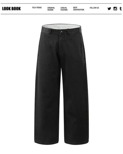 2026 Spring Summer New 100% Cotton Casual Straight Trousers for Men Clothing Soft Comfort Linen Male Pants LX6032 by Dropshipman