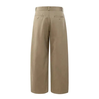 2026 Spring Summer New 100% Cotton Casual Straight Trousers for Men Clothing Soft Comfort Linen Male Pants LX6032 by Dropshipman