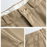 2026 Spring Summer New 100% Cotton Casual Straight Trousers for Men Clothing Soft Comfort Linen Male Pants LX6032 SHOPEZRA L.L.C.