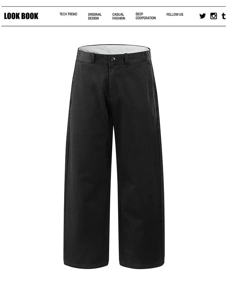2026 Spring Summer New 100% Cotton Casual Straight Trousers for Men Clothing Soft Comfort Linen Male Pants LX6032 SHOPEZRA L.L.C.