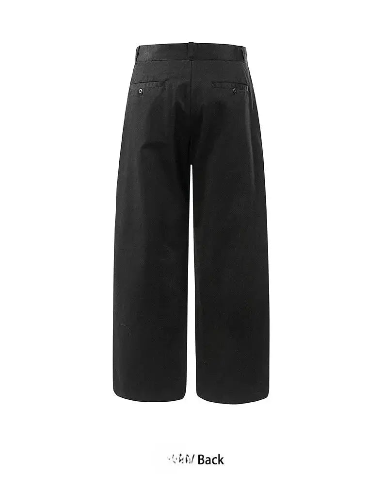 2026 Spring Summer New 100% Cotton Casual Straight Trousers for Men Clothing Soft Comfort Linen Male Pants LX6032 by Dropshipman