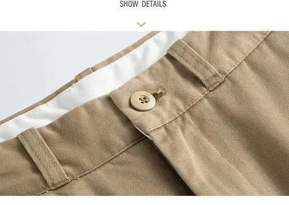 2026 Spring Summer New 100% Cotton Casual Straight Trousers for Men Clothing Soft Comfort Linen Male Pants LX6032 by Dropshipman