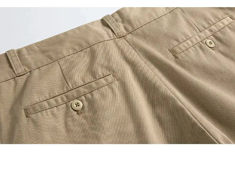 2026 Spring Summer New 100% Cotton Casual Straight Trousers for Men Clothing Soft Comfort Linen Male Pants LX6032 by Dropshipman