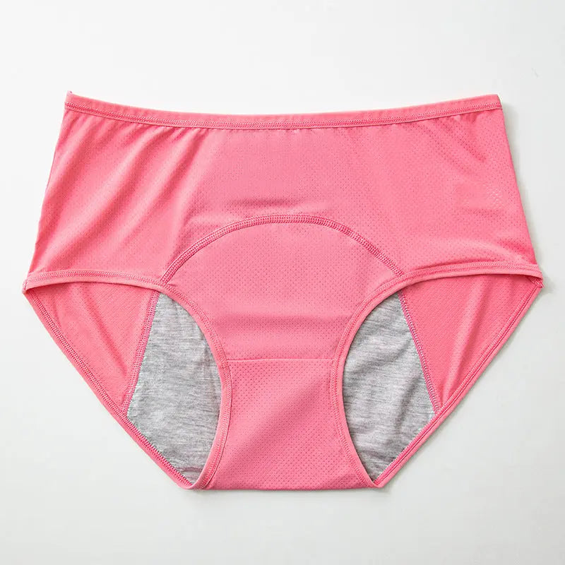 Plus-size leak-proof menstrual panties for women, SHOPEZRA L.L.C., skin color, 40-150kg, 5XL, sanitary underwear for menstrual period