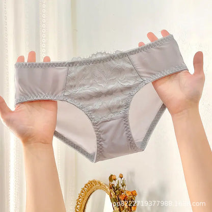 Naked feeling series ~ soft girly wind underwear waist ice silk breathable quick-drying ultra-thin summer new underwear for women SHOPEZRA L.L.C.
